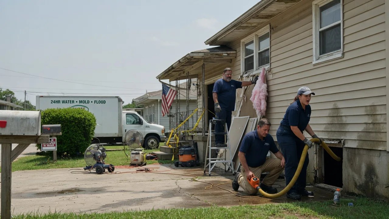 Water Damage Repair in Burnettsville, IN near me